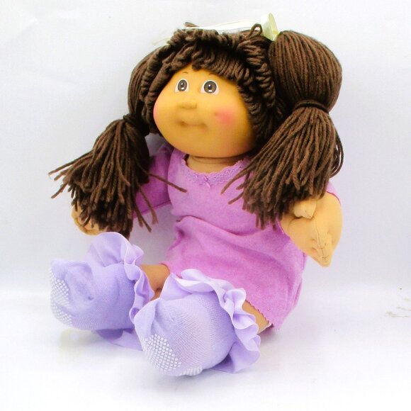 Vintage 1985 CPK Doll 16" Brown Double Ponies Brown Eyes Redressed HM 3 - Picture 2 of 8